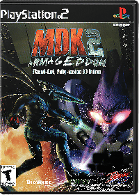 MDK 2 Armageddon PAL Playstation 2 PAL box art
